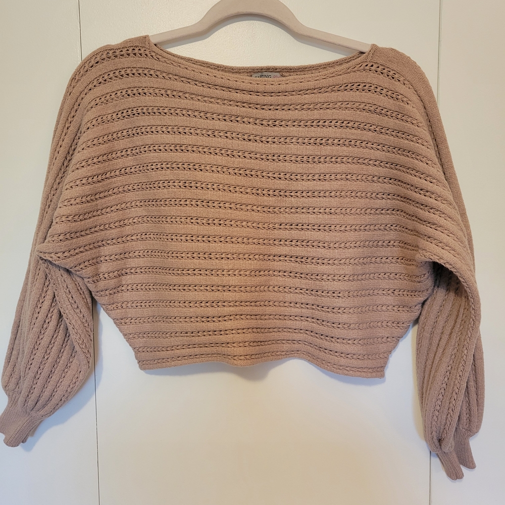 Cozy Knit Scoop Neck Sweater